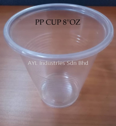 PP PLASTIC CUP 8'OZ