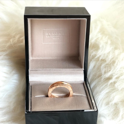 (SOLD) Bvlgari Zero 1 Pink Gold Ring