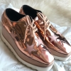 Stella Mccartney Metallic Pink Elyse Platform Shoe Others 