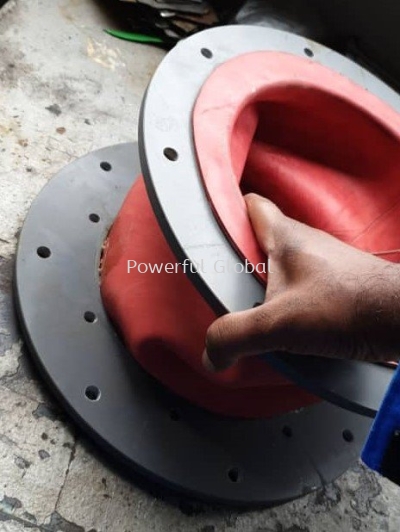 Linatex Red Rubber -REDUCER