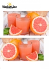 Frozen Grapefruit Juice / Puree with Grapefruit Pulps Frozen Citric Fruit Juice / Puree Series Frozen Fruit Puree