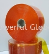 PVC-strip-curtain-Yellow PVC Curtain Engineering Plastics