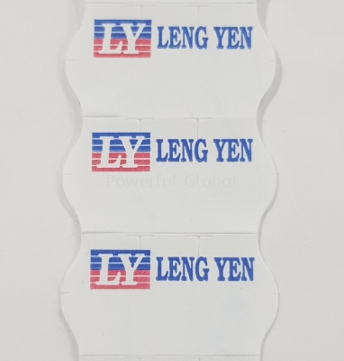 METO Label 22x12mm with preprnt two colour