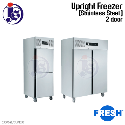 FRESH 2 Door Upright Freezer (Stainless Steel) CSUF5A2 / SUF12A2