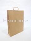 Flat Handle Bag Flat Handle Paper Bag