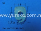 YES203 Clear e Profile Silicone Rubber Extrusion Rubber Extrusion