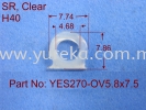 YES270 Clear D Profile Silicone Rubber Extrusion Rubber Extrusion