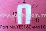 YES160 CLear n or u Profile Silicone Rubber Extrusion Rubber Extrusion