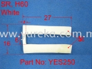 YES250 White n or u Profile Silicone Rubber Extrusion Rubber Extrusion