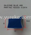 YES333 Blue Other Shape Silicone Rubber Extrusion Rubber Extrusion
