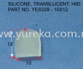 YES339 Clear D Profile Silicone Rubber Extrusion Rubber Extrusion