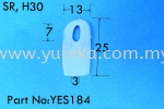 YES184 Grey D Profile Silicone Rubber Extrusion Rubber Extrusion