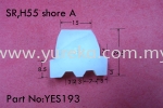 YES193 Clear Other Shape Silicone Rubber Extrusion Rubber Extrusion