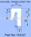 YES327 White n or u Profile Silicone Rubber Extrusion Rubber Extrusion