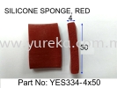 YES334-4x50 Sponge Rect Silicone Sponge Extrusion Rubber Extrusion