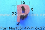 YES147-P16x22 Sponge Silicone Sponge Extrusion Rubber Extrusion