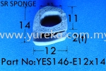 YES146-e12x14-Grey Sponge Silicone Sponge Extrusion Rubber Extrusion