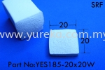 YES185-20x20W Sponge Sq Silicone Sponge Extrusion Rubber Extrusion