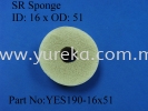 YES190-16X51 Sponge Silicone Sponge Extrusion Rubber Extrusion