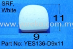 YES136-D9x11xR6 Sponge Silicone Sponge Extrusion Rubber Extrusion