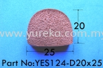 YES124-D20x25 Sponge Silicone Sponge Extrusion Rubber Extrusion
