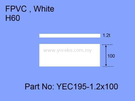 YEC-195-1.2x100 Rect FPVC