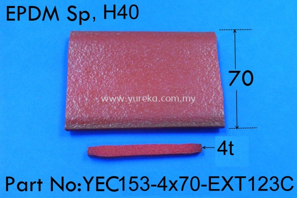 YEC-153-4x70-EXT123C Sponge EPDM