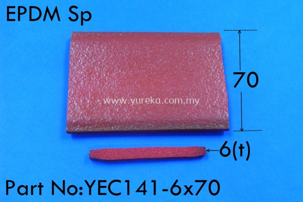 YEC-141-6x70 Sponge EPDM