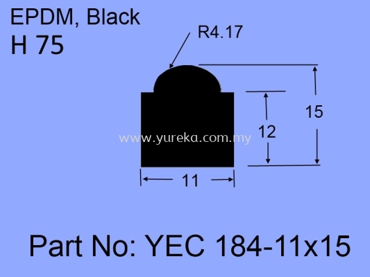 YEC-184-11x15 EPDM