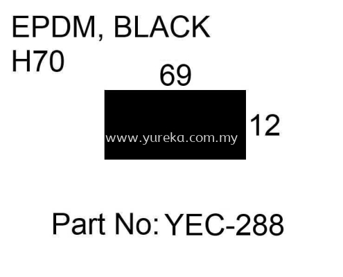 YEC-288 12x69 Rect EPDM