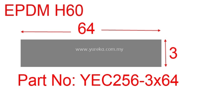 YEC-256-3x64 EPDM