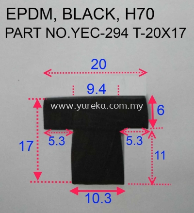 YEC-294 T-20X17  EPDM