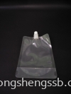 DRINK BAG 380ML (50PCS/PKT) WITH LID Drinking Bag Plastic Bag