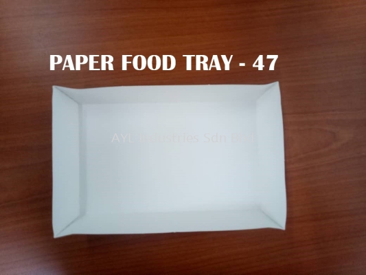 OKID PAPER FOOD TRAY (PAFT 47) (174X106X3)