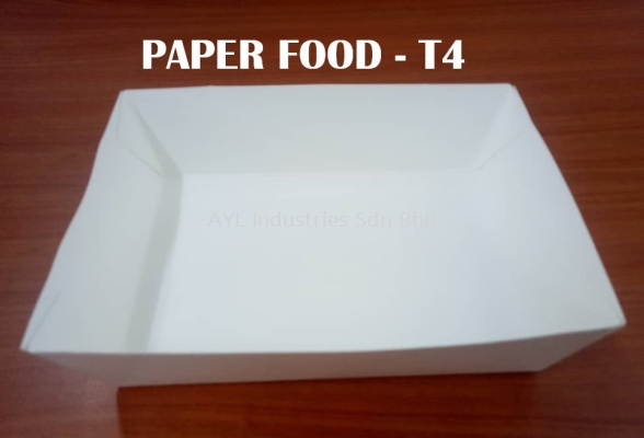 OKID PAPER FOOD TRAY (PAFT T4) (180X136X4.2MM)