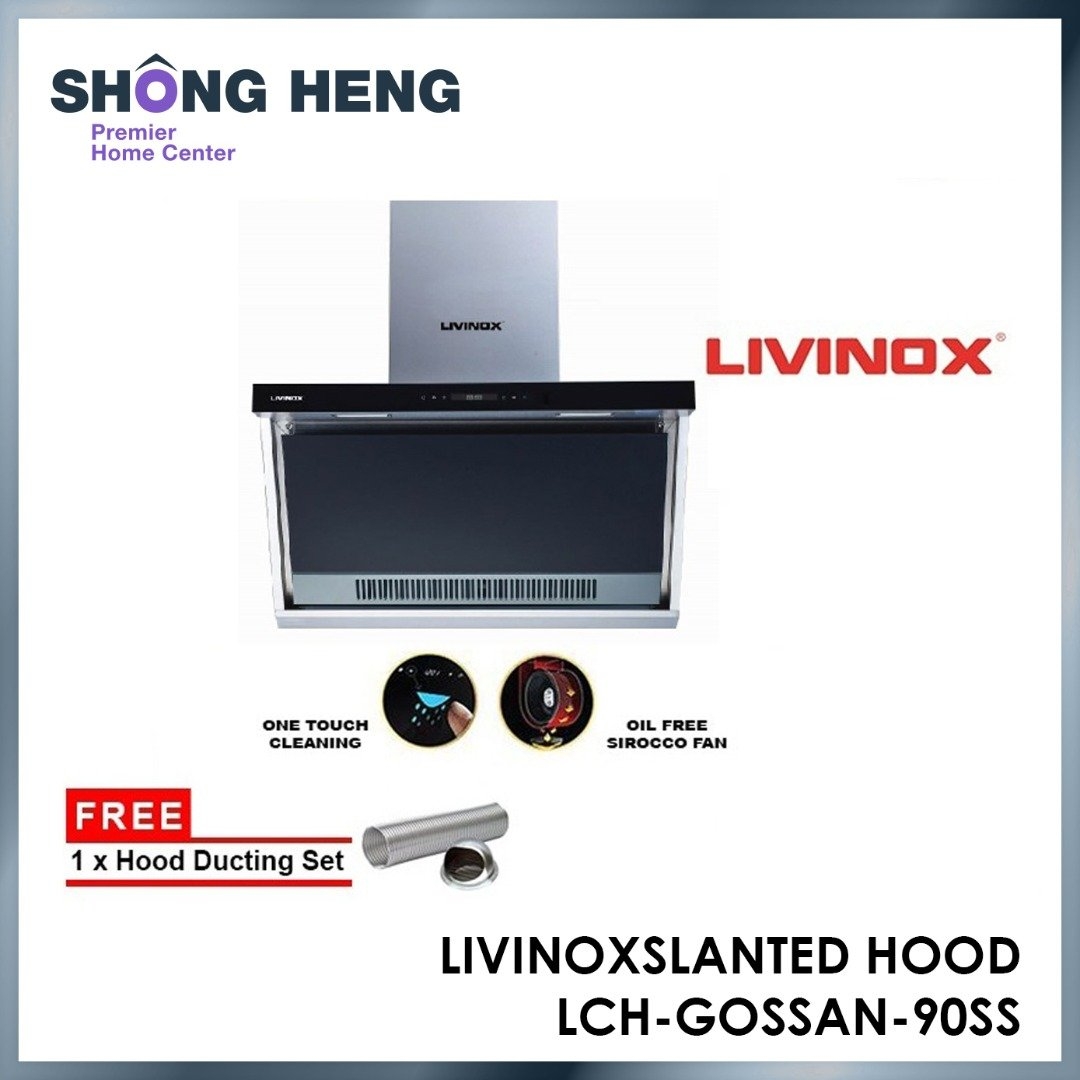 LIVINOX SLANTED HOOD LCH-GOSSAN-90SS