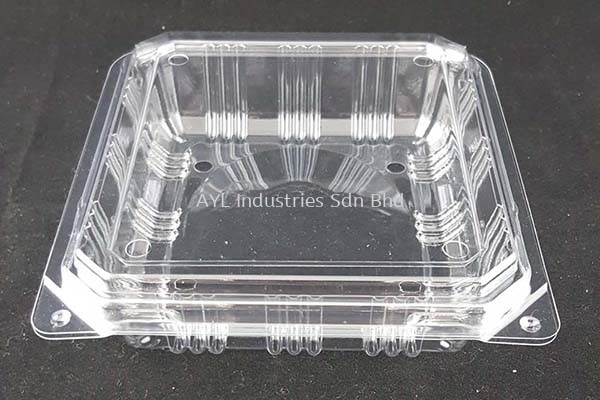 BENXON FRUITS & VEGGIE CLEAR CONTAINER (BX-293) (130X122X35)(600PCS)