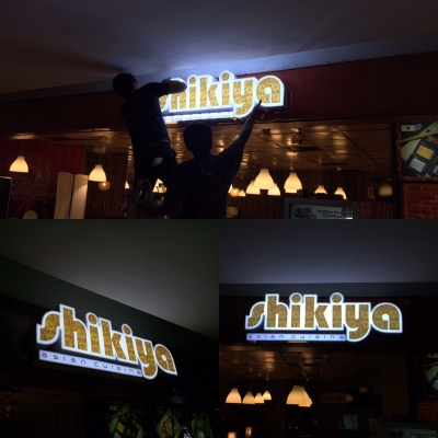 FRONT LIT LED 3D BOX UP LOGO