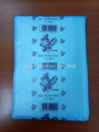 HD HDPE PLAIN BAG (7X10) (1KG)