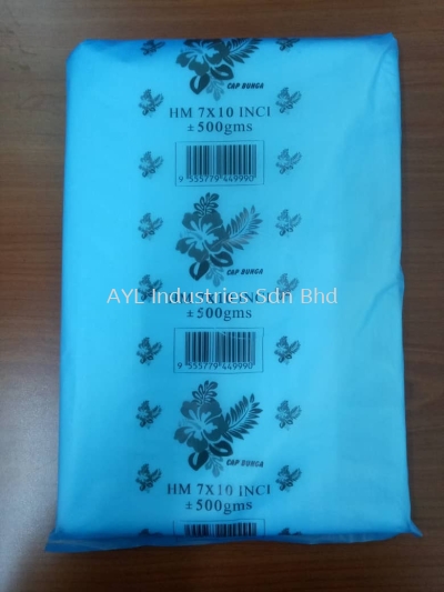 HM HDPE PLAIN BAG (7X10) (500G)