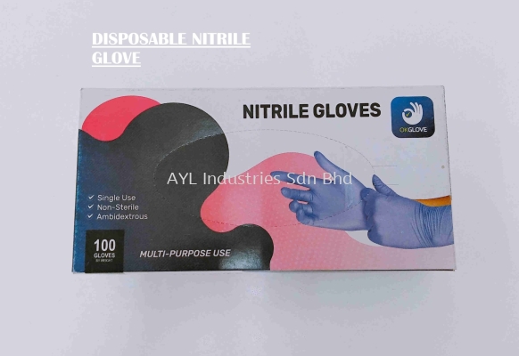 DISPOSABLE NITRILE GLOVES