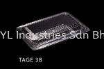 TAGE SUSHI BOX TAGE 3B (148X95X34)(50PCSX12=600PCS) PET SUSHI BOX