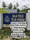 Project:Balai Polis Station:Teluk Kemang Painting Service 