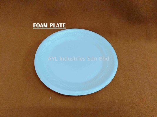 FOAM ROUND PLATE (TAGE 304 ) 9''INCH