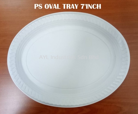 PS OVAL TRAY (7'INCH)
