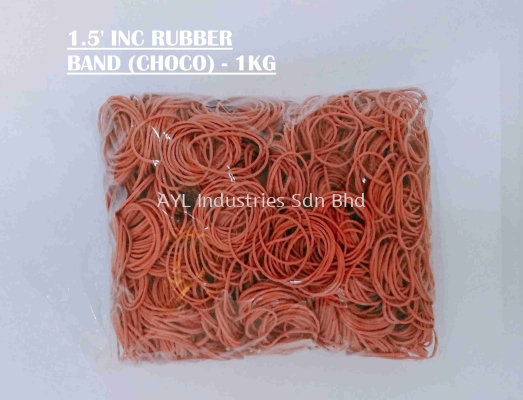 1.5''INCH RUBBER BAND (CHOCO) 1KG