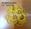 1.5''INCH RUBBER BAND (YELLOW) 500G RUBBER BAND