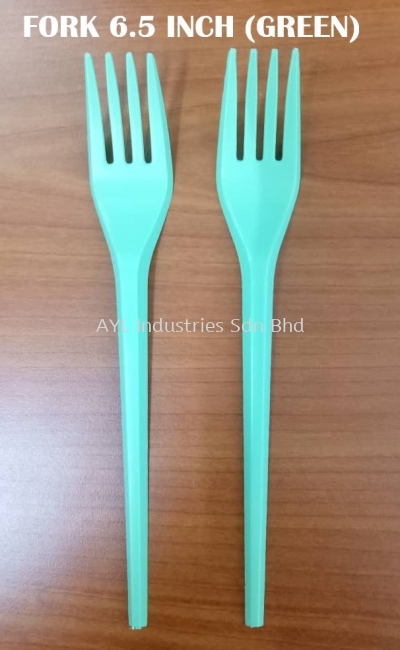 FORK 6.5'' INCH (GREEN)