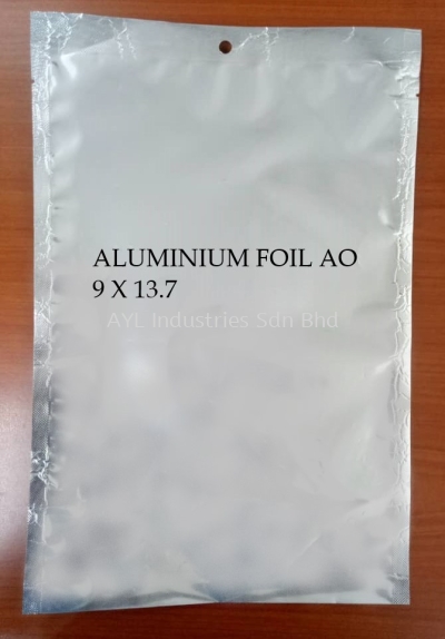 ALUMINIUM FOIL ZIPPER BAG AO 9X 13.7