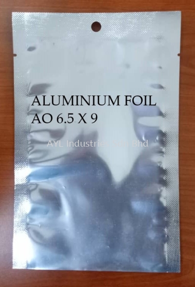 ALUMINIUM FOIL ZIPPER BAG AO 6.5 X 9